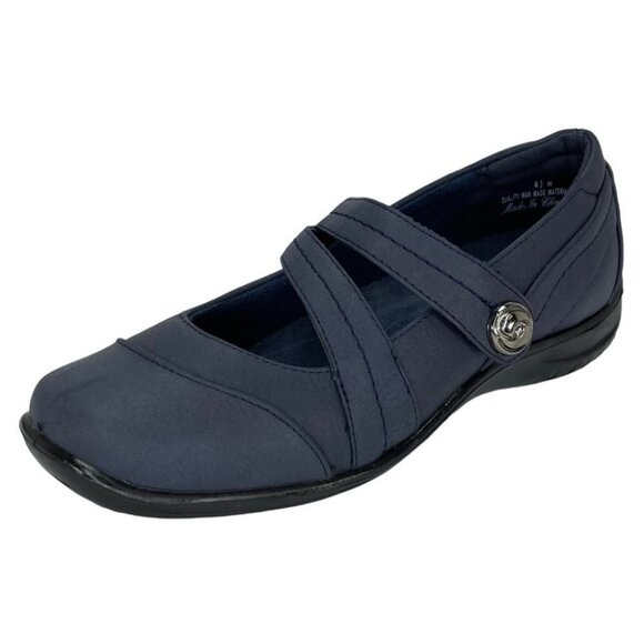easy street Shoes - Easy Street Mary Navy Womens Loafers Size 6.5N